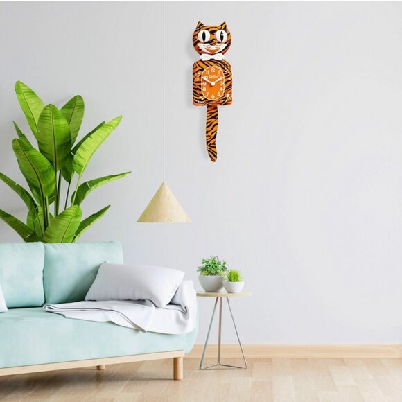 Exotic Pet Collection Bengal Tiger Kit-Cat Klock clock - Picture 3 of 4